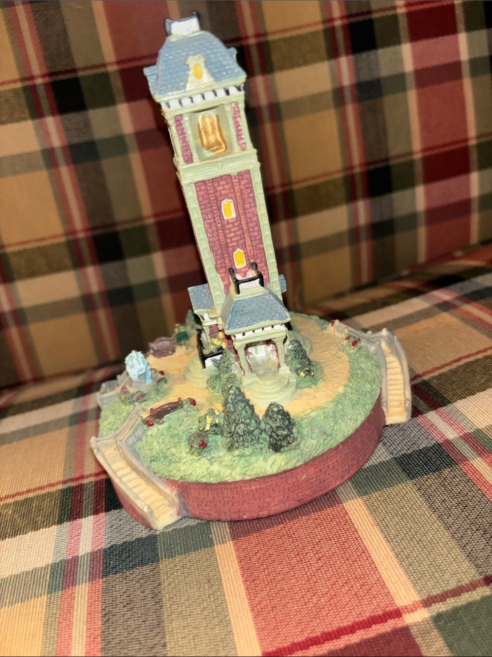 Vintage Liberty Falls Bell Tower Musical Figurine
